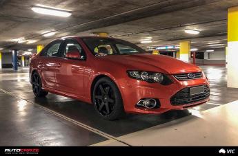 FORD FALCON ALTAIR MATTE BLACK WITH GLOSS BLACK LIP